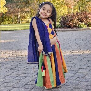 Garba lehenga for Toddler girl 2-3 years